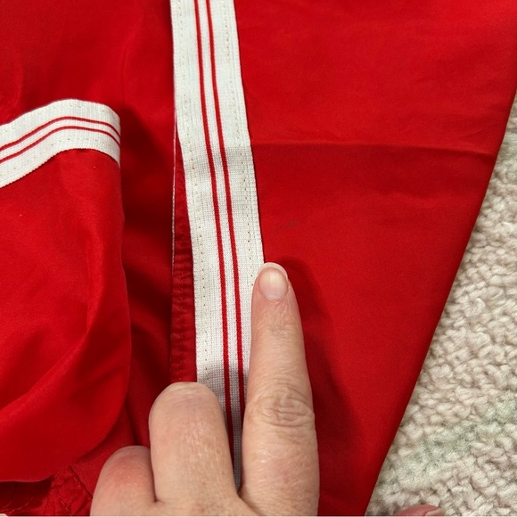 Vintage 90's Nike Men's Red Athletic Basketball Shorts Size Large Athleisure - Picture 8 of 8